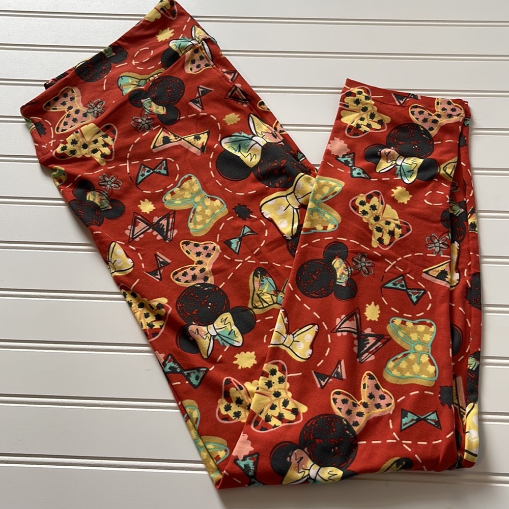 LularoeTC leggings Disney Minnie Mouse NWT - Picture 5 of 5